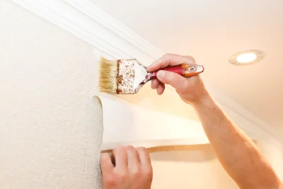Pose de papier peint à Évrecy — revêtements muraux et toiles de verre